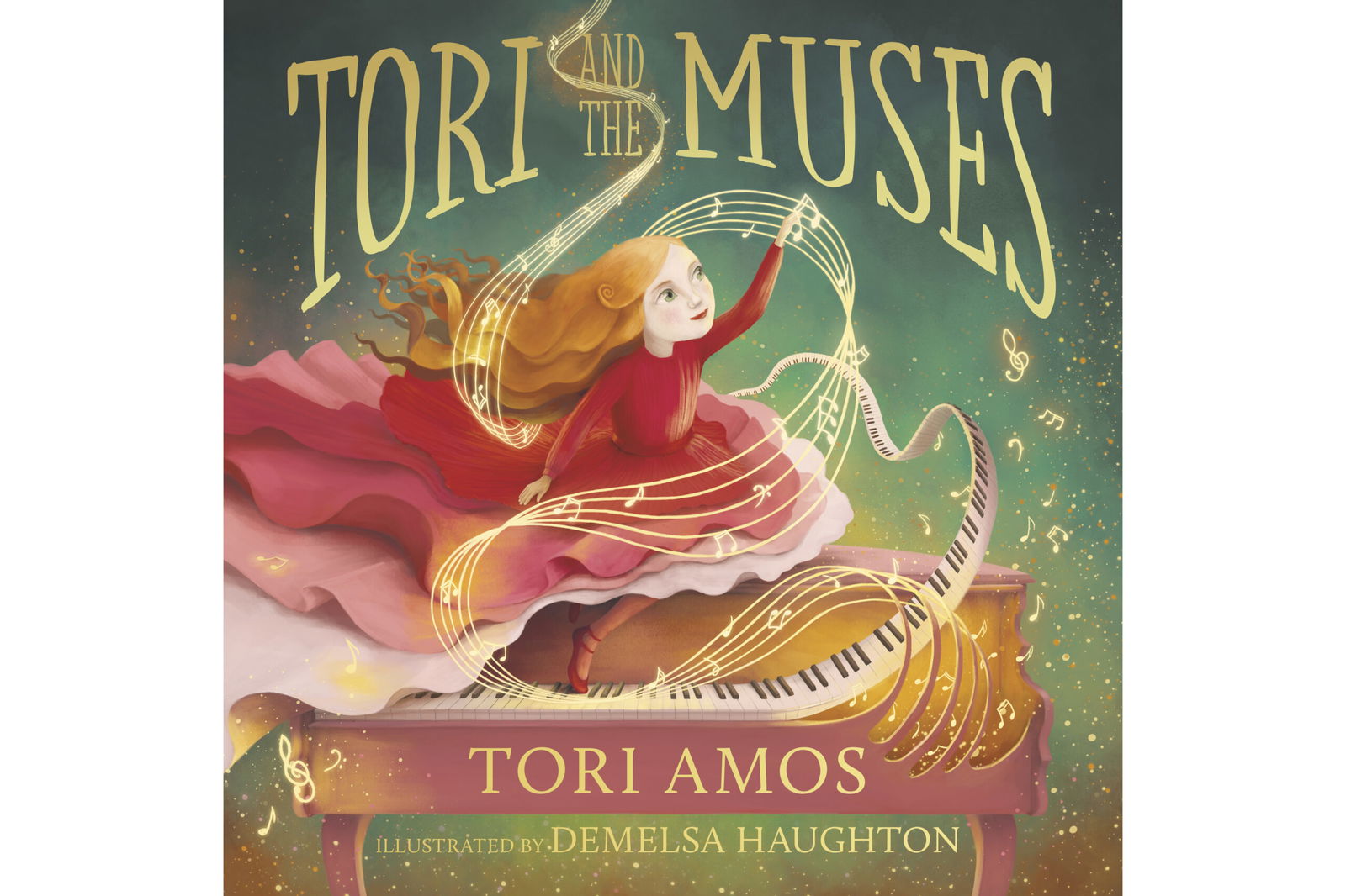 This cover image released by Penguin Young Readers shows ‘Tori and the Muses’ by Tori Amos with illustrations by Demelsa Haughton.