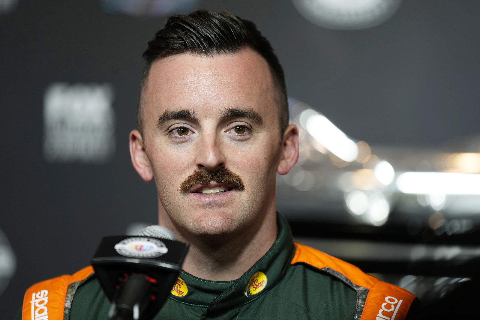 Austin Dillon is shown during the Daytona 500 media day Wednesday in 2023 at Daytona International Speedway in Daytona Beach