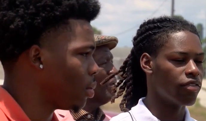 <i>WBBH via CNN Newsource</i><br/>A Fort Myers police officer was seen on video pulling a gun on two teenagers and then shocking one of them with a Taser. E’Zarius Lockwood said he does not feel like he can walk down the street without a police officer coming to question him.