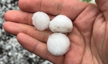 One Colorado sheriff's office got a surprise Saturday when large hail set off a burglar alarm.