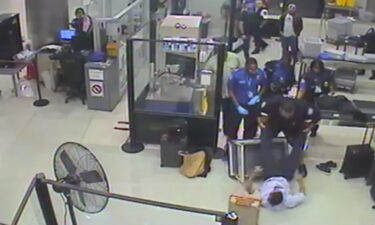 Passengers at Miami International Airport react to newly released surveillance video of a violent attack on TSA officers in December 2024.