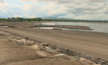 One of the largest lakes in Northern Colorado is experiencing low water levels in the middle of a season when it's normally almost full.