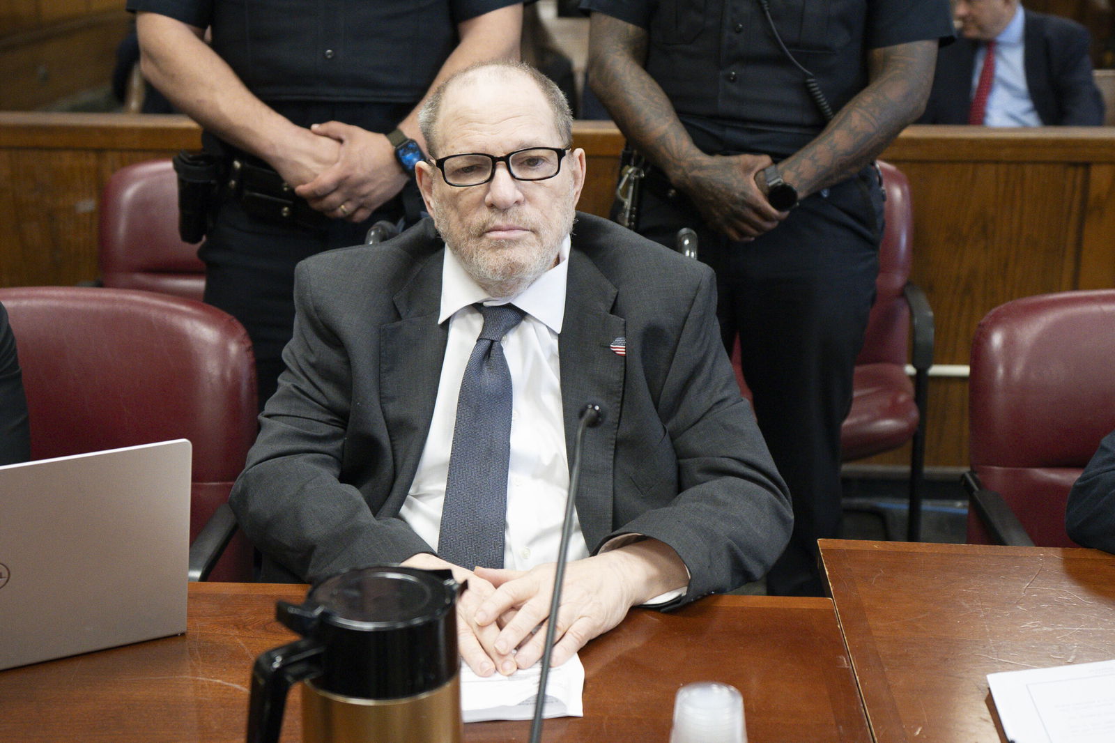 Harvey Weinstein appears in state court in Manhattan in New York