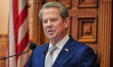 Georgia Gov. Brian Kemp delivers the State of the State speech in January 2024 in Atlanta. Lemp is passing on a bid for US Senate