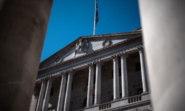 The Bank of England building in London