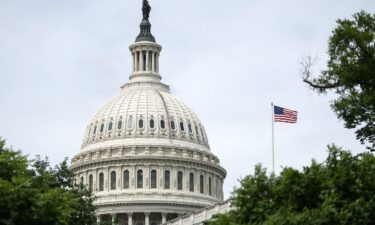 A view of the US Capitol builing on May 7
