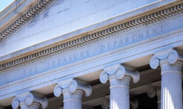 The Treasury Department Building in Washington