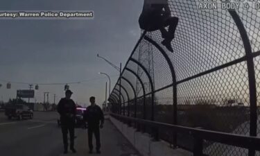 Shown on body camera footage