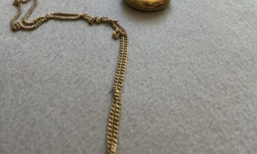 Herbert Ingram's initials on his watch fob discovered at the wreckage site of the Lady Elgin.