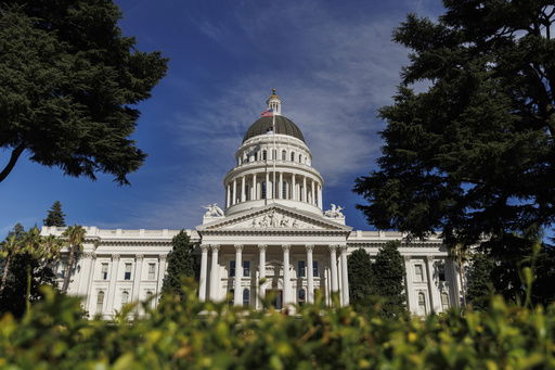 FILE - A view of the California State Capitol in Sacramento