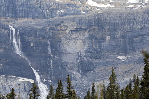 A rock slide