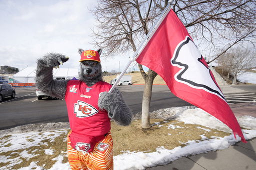 FILE - A Kansas City Chiefs fan