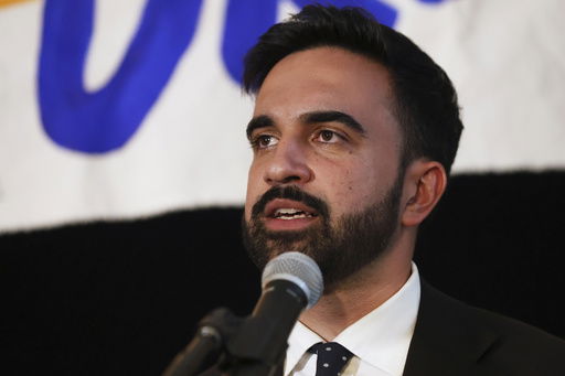Democratic mayoral candidate Zohran Mamdani speaks at his primary election party