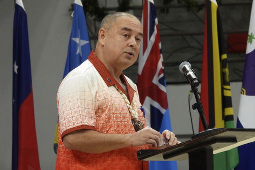 FILE - Cook Islands Prime Minister