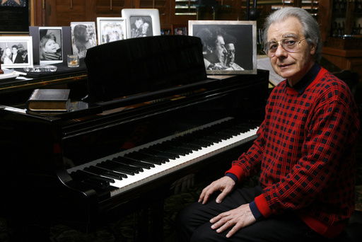 FILE - Grammy Award winning composer Lalo Schifrin appears at his studio in Beverly Hills