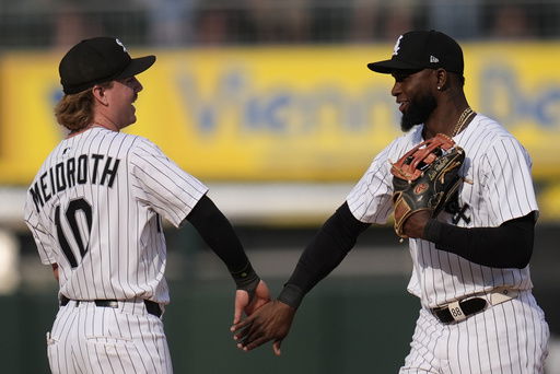 Chicago White Sox shortstop Chase Meidroth (10)