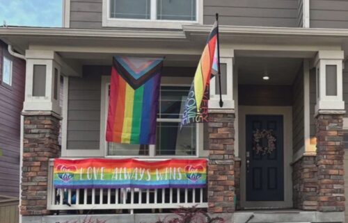 The Harvest Junction Village neighborhood in Longmont has been targeted by a man stealing Pride flags.