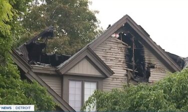 The family who was living in the house that was reportedly struck by lightning in Farmington Hills has been living there for more than 30 years.