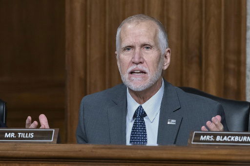 FILE - Sen. Thom Tillis