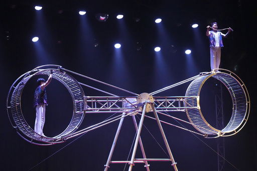 Acrobats from Dongchoon Circus Troupe
