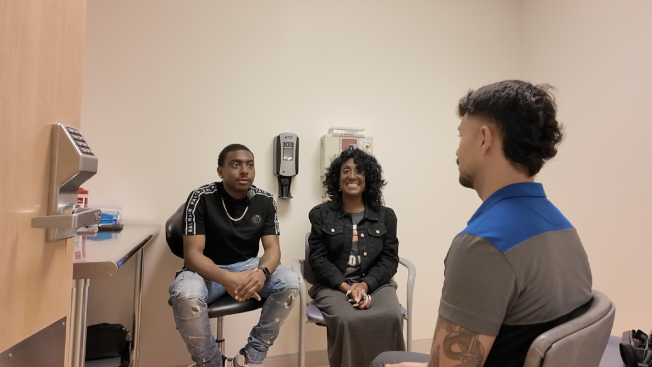 <i>WRTV via CNN Newsource</i><br/>Nicole and Kyle Law were both diagnosed with sickle cell disease at a young age.