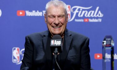 The shoes worn by Don Nelson during Game 2 of this year's NBA Finals.