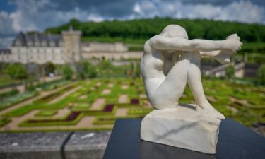 "Le Désespoir" (Despair) by French sculptor Auguste Rodin.