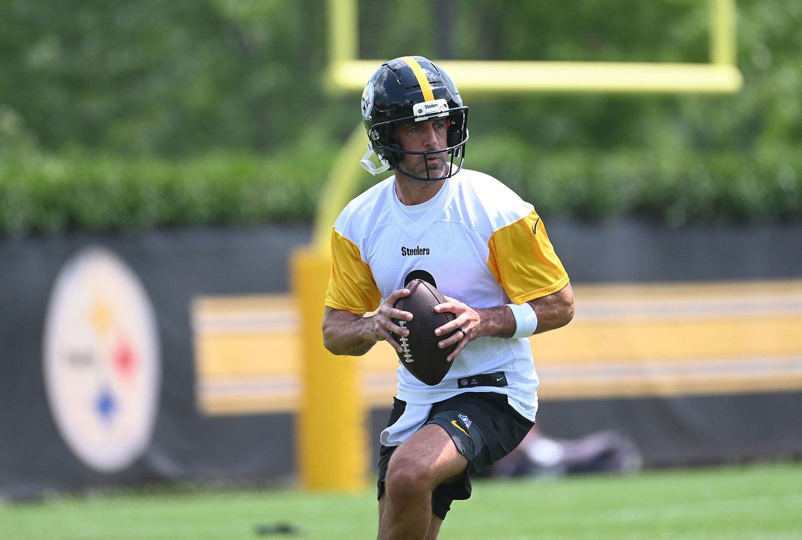 <i>Philip G. Pavely/Imagn/Reuters via CNN Newsource</i><br/>Aaron Rodgers signed for the Pittsburgh Steelers during the offseason.