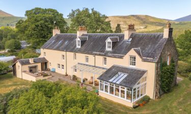 Inverlair Lodge has six bedrooms and four reception rooms.