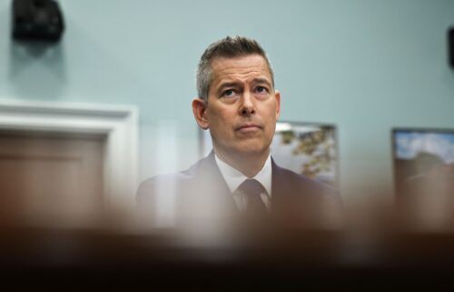 US Transportation Secretary Sean Duffy testifies before a House Appropriations Transportation