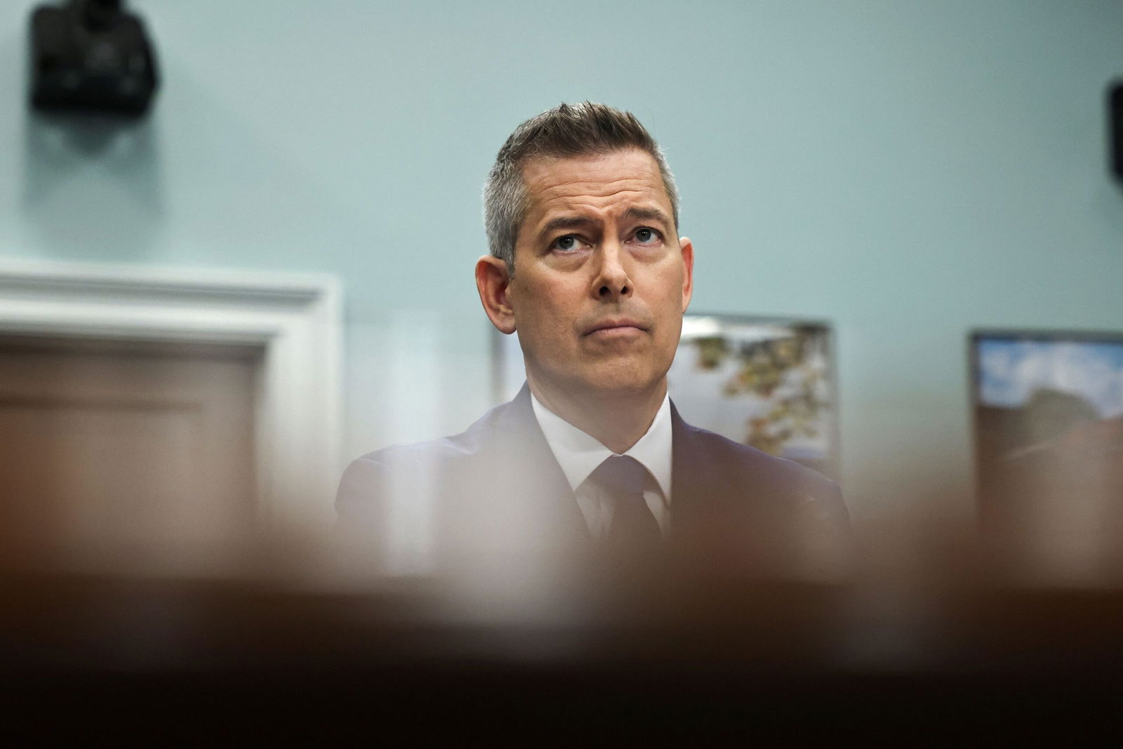 <i>Anna Rose Layden/Reuters via CNN Newsource</i><br/>US Transportation Secretary Sean Duffy testifies before a House Appropriations Transportation
