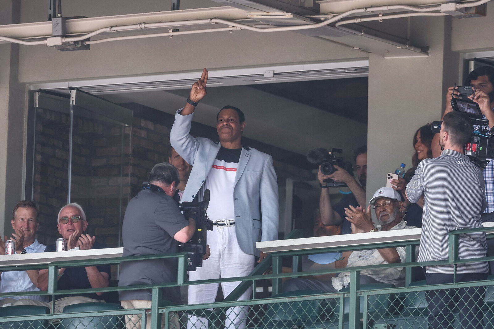 <i>John Zich/AFP/Getty Images via CNN Newsource</i><br/>Sammy Sosa hits a home run at Wrigley Field against the St. Louis Cardinals in 1999.