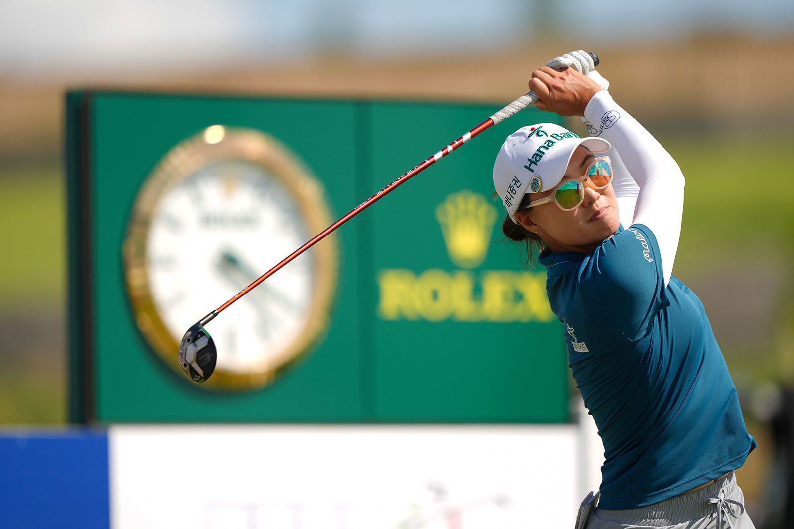<i>Darren Carroll/PGA of America/Getty Images via CNN Newsource</i><br/>Lee battled strong winds and high temperatures to win her third career major.