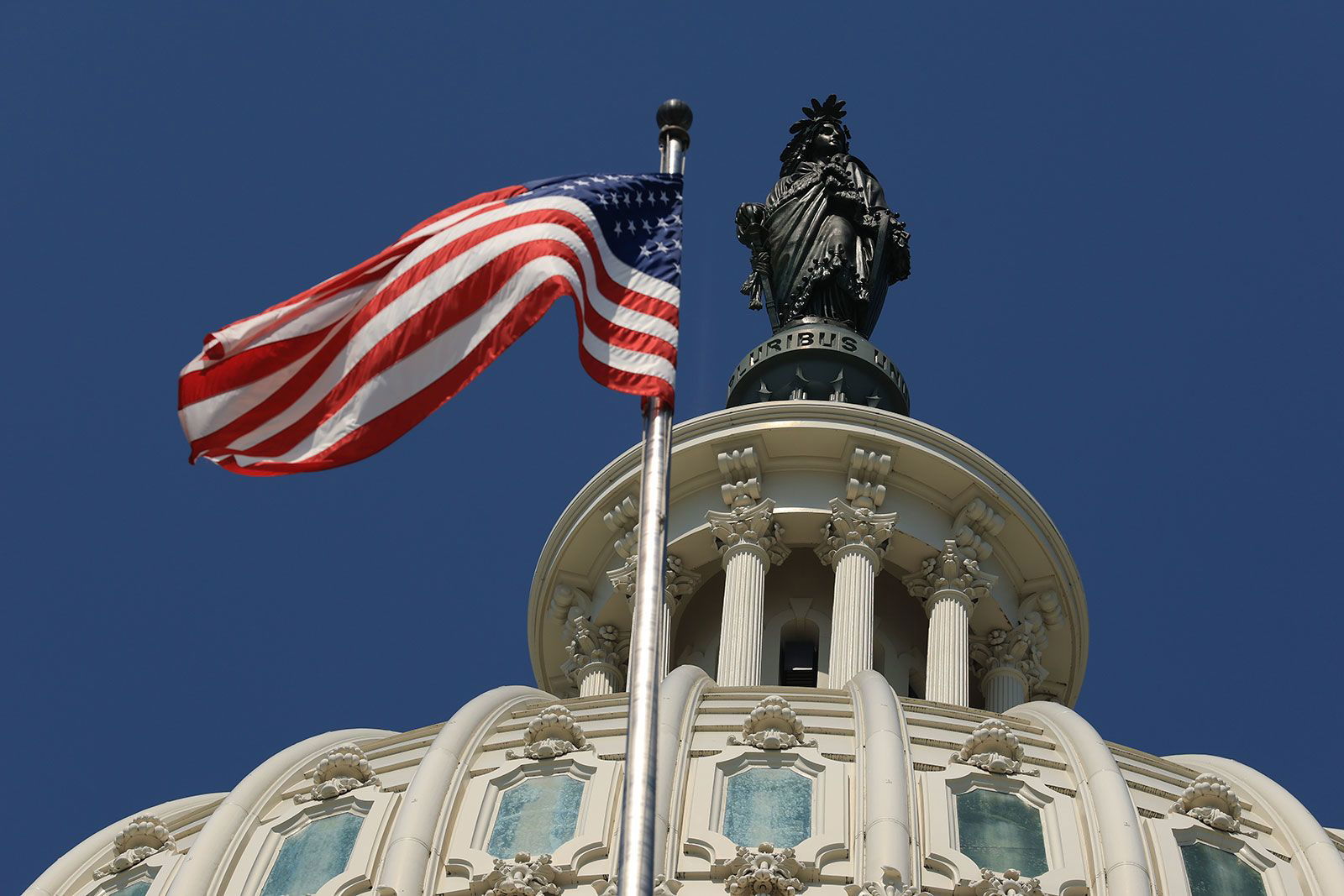 <i>Joe Raedle/Getty Images via CNN Newsource</i><br/>The US Capitol building in Washington DC on June 23.