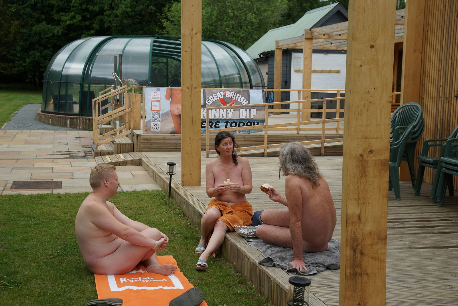 <i>Mark Berry/British Naturism via CNN Newsource</i><br/>The 94-year-old Sunfolk naturist resort has reopened after being taken over by the non-profit British Naturism organization.