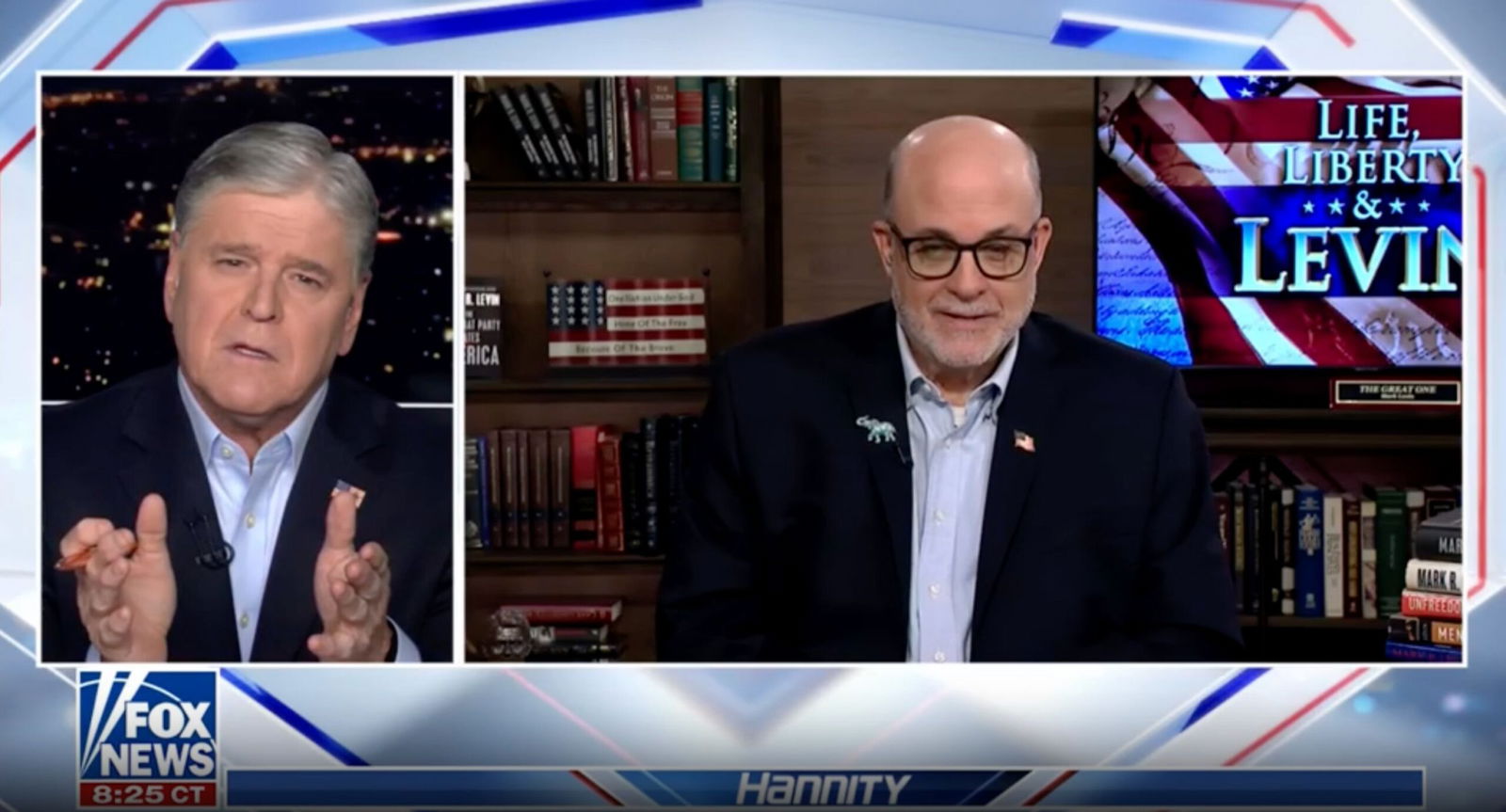 <i>From Fox News via CNN Newsource</i><br/>Fox News host Sean Hannity interviewed Mark Levin on Tuesday night amid an escalating MAGA media feud over whether President Trump should join Israel’s military conflict with Iran.
