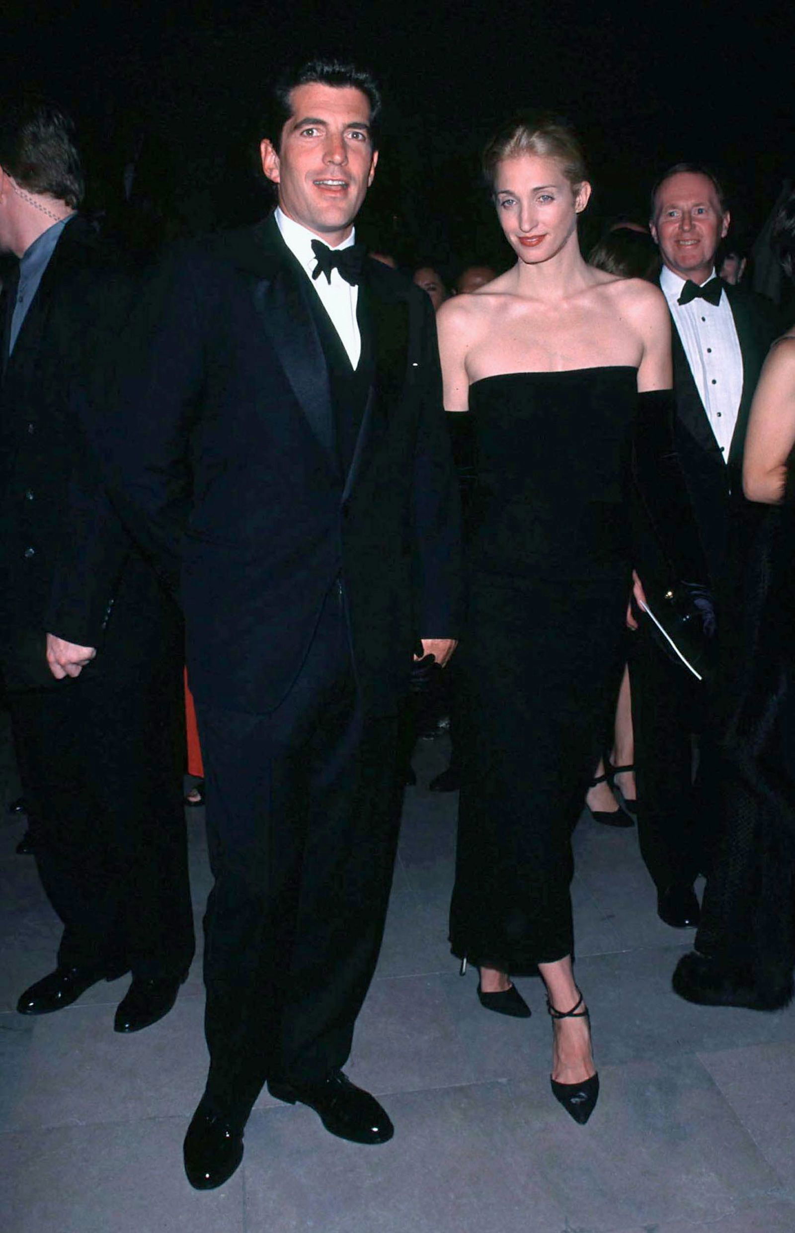 <i>Lawrence Schwartzwald/Sygma/Getty Images via CNN Newsource</i><br/>A tortoise shell headband and kick-flare jeans are among the key elements of Bessette-Kennedy's signature look.