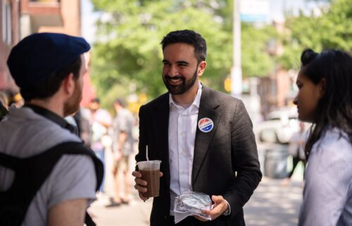 New York mayoral candidate Zohran Mamdani rides the subway as he prepares to head to Albany. He's served as a three-term state assemblyman representing parts of Queens.
