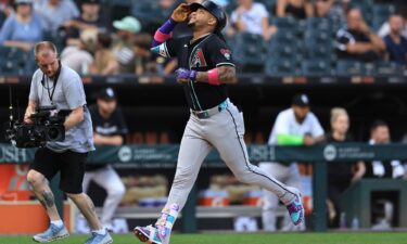 Marte hit a home run during the Diamondbacks' 4-1 win against the White Sox.
