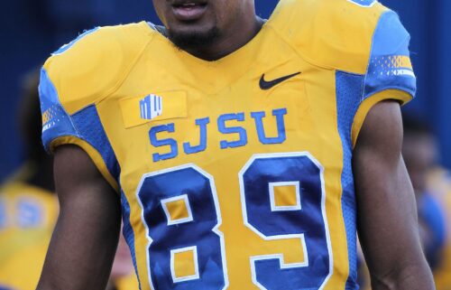 Chandler Jones was a wide receiver during his time at San José State.