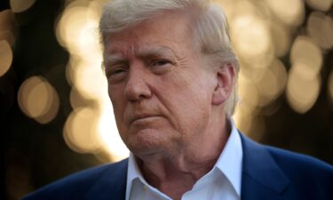 President Donald Trump speaks to reporters before boarding the Marine One presidential helicopter and departing the White House on June 24