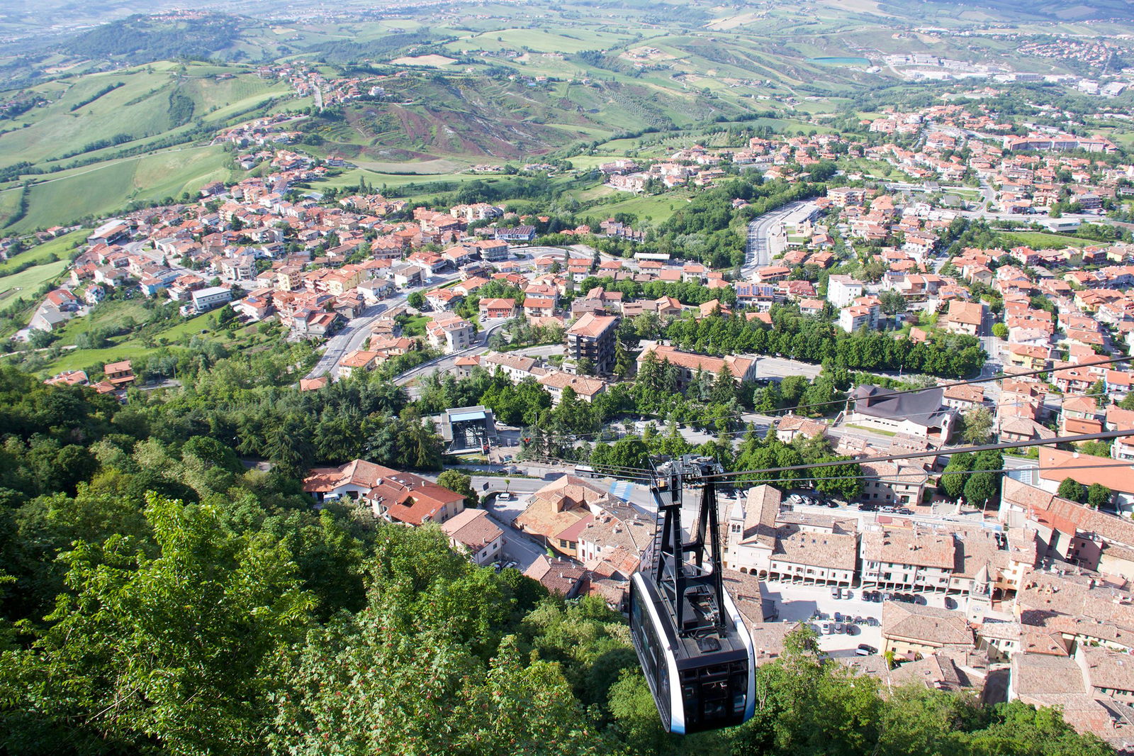 <i>Manuel Romano/NurPhoto/Getty Images via CNN Newsource</i><br/>The tiny state of San Marino sits on a hill above Italy's Emilio-Romagna region.