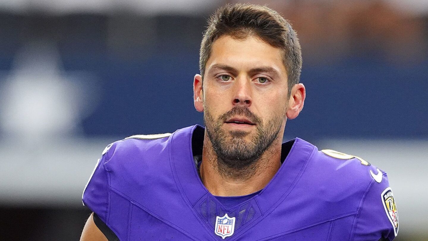 <i>Sam Hodde/Getty Images/File via CNN Newsource</i><br/>Justin Tucker has been suspended by the NFL for 10 weeks.