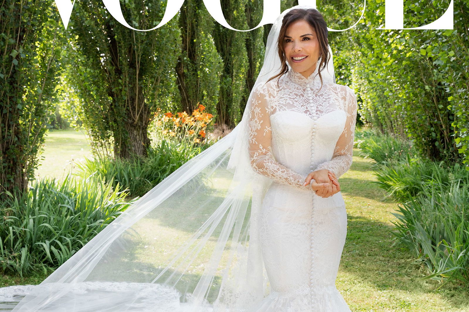 <i>Tierney Gearon/Vogue via CNN Newsource</i><br/>Lauren Sanchez’s wedding to Jeff Bezos on June 27 was immediately followed with the release of a digital Vogue cover.