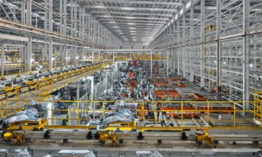 An apparel factory in Hawassa