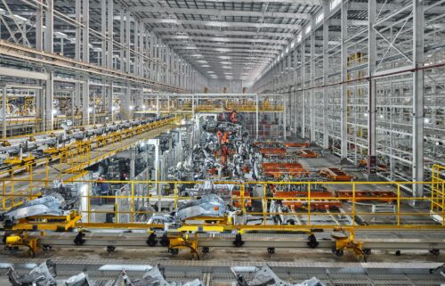 An apparel factory in Hawassa