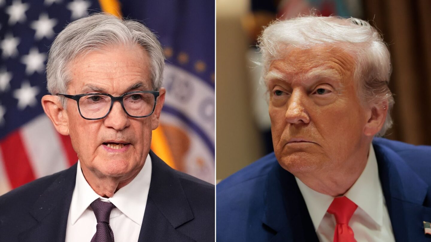 <i>Andrew Harnik/Anna Moneymaker/Getty Images via CNN Newsource</i><br/>President Donald Trump posted a chart ranking many of the world’s central banks by the level of their key interest rates
