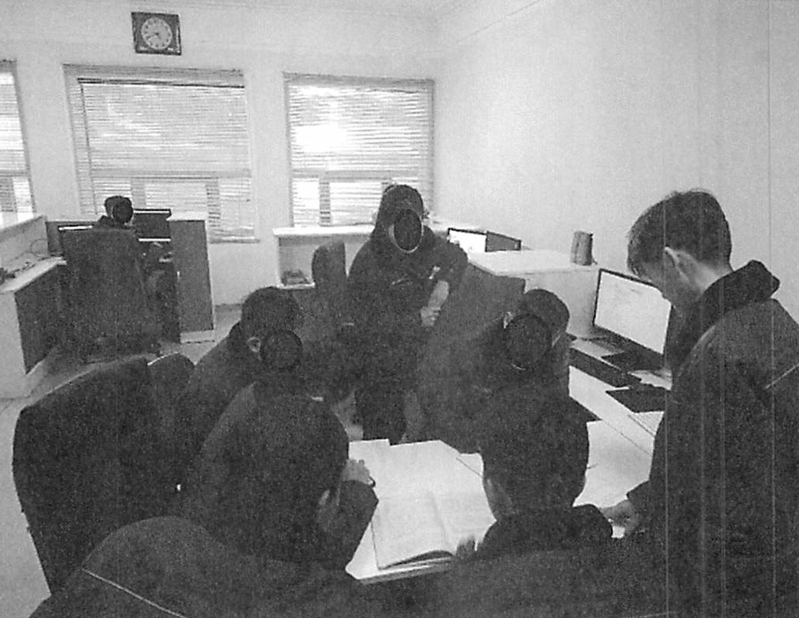 <i>US District Court District of Massachusetts via CNN Newsource</i><br/>This photo from the US District Court District of Massachusetts shows North Korean information technology workers on a multi-member team that the US Department of Justice says works with the North Korean government to fund its regime. Note: Parts of the image provided by the US District Court District of Massachusetts have been obscured.