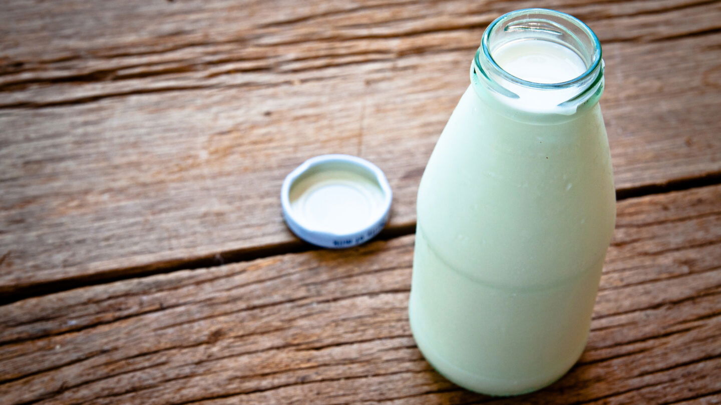 <i>Photo Illustration/Shutterstock via CNN Newsource</i><br/>Fresh Milk on Glasses Bottle