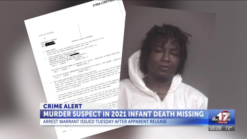 Suspect in Columbia infant death apparently released from custody